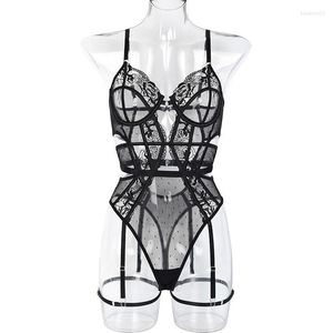 Frauen Shapers 2239 Sexy Thin Body Onesie Lace Design Modische schwarze Unterwäsche Can Be Open Gear Condole Belt Money Hat The Goods Attr