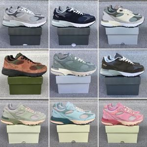 Designer Athletic Running Shoes mens womens 993 Gray White Navy Kith Spring Pistachio Aime Leon Dore black Military Green Joe Freshgoods