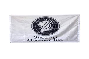 Stratton Oakmont Banner Flag for College Dorm Cave Decor 3x5Ft Wind with Brass Grommets Dorm Room Man Frat Wall8369772