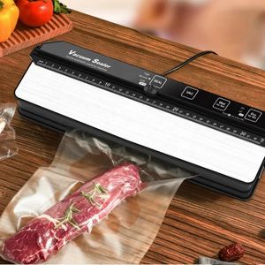 Other Kitchen Tools 2023 Vacuum Sealer Machine 7MM Automatic Food Device With Cutting Blade Household Packaging Pump 15Bags 231118