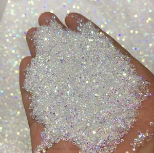 Nagelkonstdekorationer Crystal Pixie 3D Nail Art Gems Micro Zircon Mini Rhinestones Glass för Manicure Charms Tillbehör T2211115038595