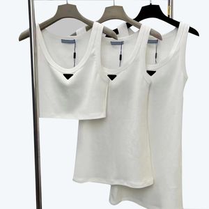 Camiseta regata feminina de grife com mistura de algodão Terno de ioga Malha Fitness Esportes Cultive o caráter moral de alguém Mini Femme Cropped Comprimento médio