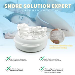 Andra massagesföremål Anti Snarking Bruxism Mune Guard Teeth Sova Apnea Device för att stoppa 230419