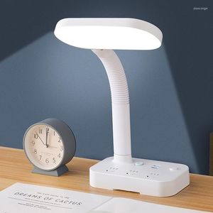 Table Lamps Reading Desk Lamp For Learning Eye-protection Students With Socket Bedside