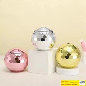 600ML Unique Disco Ball Cups Flash Cocktail Cup Nightclub Bar Party Flashlight Straw Wine Glass Drinking Syrup Tea Bottle BY SEA