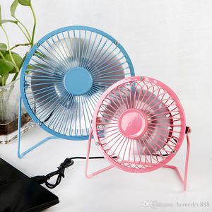 Mini USB Fan Universal Home Office Araba Taşınabilir Mini Fan Alüminyum Küçük Masa USB 4 Bıçaklar Soğutucu Soğutma Fanı 4 inç 6 inç 0419