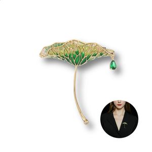 Szpilki broszki projektanty luksusowe broszki kobiety rośliny cyrkony marka Pins Pins Rhinestone Odzież Elegancka chińska biżuteria w stylu 231118