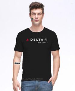 Camisetas masculinas Delta Airlines Skyteam Men Skymiles Team Air Lines T-shirt