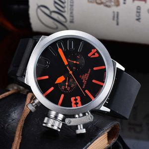 Designer Watch fünf Stiche Automatische mechanische Uhren Männer Sport großes Boot Silber Schwarz Gummi Klassische Runde Armbanduhren Selbstwind Sie beobachten hohe Qualität