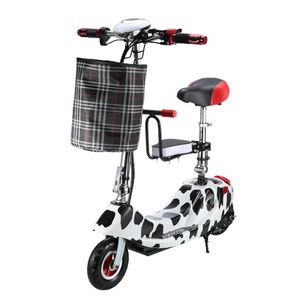 Wholesale Lightweight Portable Electric Scooter Adult Electric Motorcycle 300w Popular Electric Bike