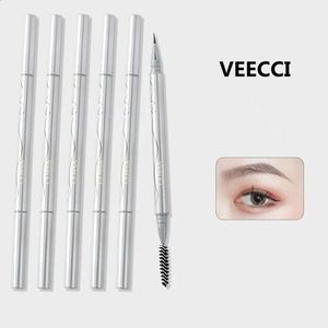 Augenbrauenverstärker veecci Wasser-Augenbrauenstift Zeichnen Sie Eyeliner Liegender Seidenraupen-Unter-Wimpern-Stift Wasserdichter, ultrafeiner Augenbrauen-Make-up-Stift 231118