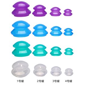 Professionell koppningsterapi Set Body Massager Myofascial Cupping Professional Robust Harder Silicone Cupping Set Cupping Set Massage Therapy