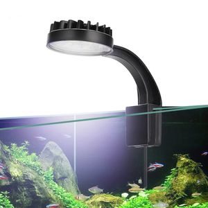 植物用のLED水族館ライト5W水生淡水水草高輝度低温USB水槽ランプ