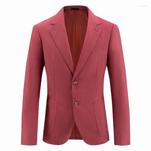 Мужские костюмы Blazers Men Business Casaul Solid Color Jackt