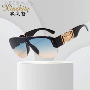 Versage Sunglasses Vercacesunglasses女性デザイナーヴェルシュサングラス男新しい美しさのサングラス統合レンズリベットサングラスメンズと女性運転