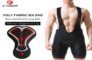 Pro Race Cycling Bib Shorts med 5 cm Italien Grippers Lätt Bib Pant Highdensity 5D Gel Pad For Long Time Ride1472921
