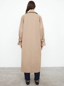 Toteme Coat Jackets Oryginalne toteme Trench Płaszcze dla kobiet bawełniane sezon zimowy duży kołnierz ściągaczy podwójnie piersi wełniana mieszanka 51