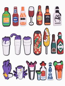 Amuletos de crocodilo para bebida de cerveja, acessórios de decoração, amuleto de tamancos, botões4531879