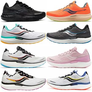 Saucony Triumph 19 Laufschuhe für Herren Damen dhgate Top-Qualität Tokyo Amulet Sauconys Triumphs Weiß Schwarz Orange Volt Rosa Outdoor-Trainer Sportliche Turnschuhe