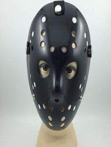 Cool Black Jason Mask Cosplay Maschera a pieno facciale Maschera spaventosa per feste di Halloween Jason vs Friday Horror Hockey Film Mask 9637192