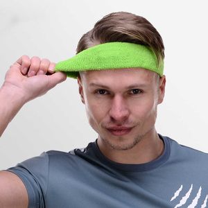 2PC Opaski na głowę UNISEX Sport Bawełna opaska na dresowe opaskę dla mężczyzn Kobiet Joga Hairband Gym Stretch Bands Strong Elastic Fitness Basketball Bashing Y23