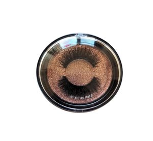 Cílios reutilizáveis naturais para uso diário nude look inteiro 3D falsos tiras de cílios de vison com embalagem personalizada Cruelty8084636