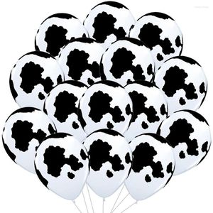 Decoração de festa 25pcs balões de vaca látex impressão engraçada para crianças aniversario western cowboy suprimentos decorações