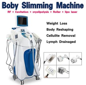 Body Sculpting Cryotherapy lipolaser cavitation machine radio frequency treatments fat freeze slimming machine Shaping cryo vacuum Laser RF Roller