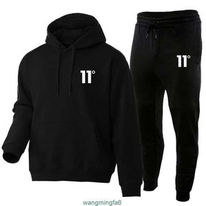 NRF3 Herrspårar Autumn and Winter European Fashion 11 -graders Twopiece Sweater Casual Pants Sports Fitness Breatble kostym för 230303