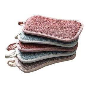 Cleaning Cloths Double Sided Kitchen Magic Sponge Scrubber Sponges Dish Washing Towels Scouring Pads Brushes Wipe Pad Drop D Dhgarden Dhyl6