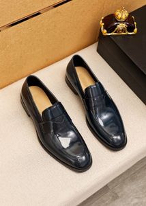 2023 män mode trend affärsklänningskor handgjorda bär loafers manliga varumärkesdesigner avslappnade lägenheter storlek 38-45