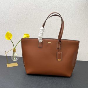 Дизайнерская большая сумка Женская сумка для покупок Модная средняя сумка-тоут с двойным принтом Кожаная сумка через плечо Сумка через плечо размером 34 см