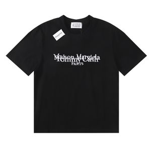 Maison margiela męska koszulka projektant t-shirty moda Margiela t-shirty przyczynowy krótki rękaw z nadrukiem w litery US rozmiar S-XL