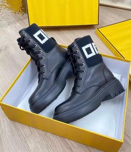 Winter Brand Cool Domino Ankle Boots Black Brown Leather Round Toes Lug Sole Rubber Biker Martin Boots Comfort Party Dress Lady Booties Walking EU35-41