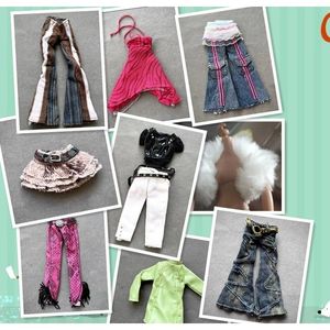 Action-Spielzeugfiguren The Fur Coat Top Dress Pants For 30Cm Foll Licca Doll School Baru Diterima Gift Girl 230418