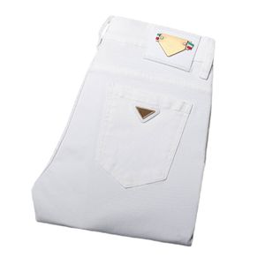 Mäns jeans PRDA Spring Summer Thin Denim Slim Fit European American High-End Brand Small Straight Pants XW6021-1