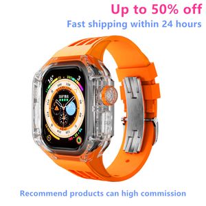 49mm Inteligentne zegarki Ultra 8 dla Apple Watch series 8 iWatch 8 smart watch Marine opaska na nadgarstek zegarek sportowy zegarki ultra pokrowiec ochronny