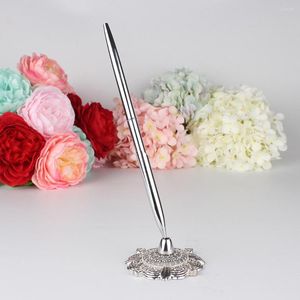 Office Business Signature Pen Metal Rod Wedding Ballpoint Party Gift Alloy Base