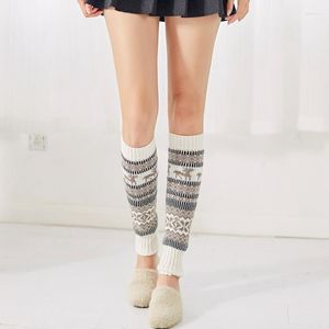 Women Socks Striped 2000s Retro Lady Cute Jk Stretch Knee-length Cool Hipster Warm Knit Sock Fashion Piles