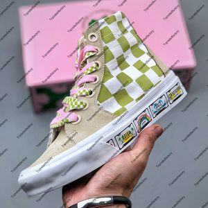 Emma Mulholland im Urlaub Tapered Whimsical Checkerboard Skates Schuhe für Herren Skate Boot Herren Skateboard Stiefel Damen Sportschuh Damen Canvas Schuh Herren Sneakers