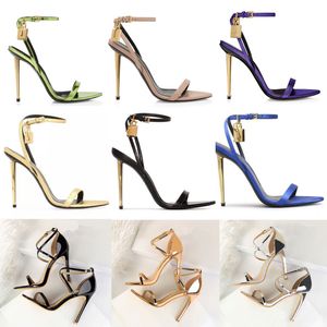 designer sandals Leather Woman Dress Shoes Sponge High-Heeled Noble Temperament Pointed Toe Heels Ladies Wedding Evening Thin Heeled Heels