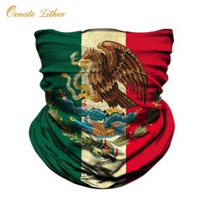 USA Kanada Head Band Bisiklet Bandana Mask Başörtüsü Braga Cuello Hombre Kafatası Ulusal Bayrak Tüpü Scarfs Meksika Shield5489819
