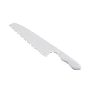 Knives Plastic Kitchen Knifes Child Safe For Knife Lete Salad Serrated Cutter Diy Cake 28.5X5Cm Drop Delivery Home Garden Di Dhgarden Dhbti