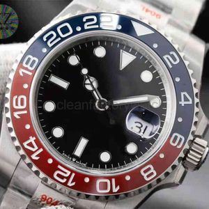 reloj Rolesx Date Gmt Clean Luxury fashion designer watches Coke circle Lao family diver Water Ghost solid steel band luminous waterproof quartz Gr VN9F