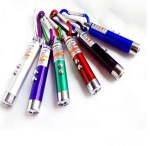 DHGATE Billigaste Mini 3 In1 LED Laser Light Pointer Key Chain Flashlights Mini Torch ficklampan Money Detector Multicolor8182484