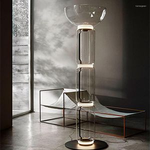 Floor Lamps Italy Design Nordic LED Lights Indoor Living Room Bedroom Decor Stand Lighting Heavy Glass Modern Bright