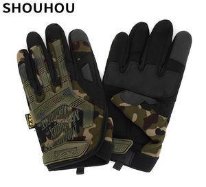 Shouhou 2018 New Arrival Men Sports Gloves Fashion Full Finger Tactical Gloves Male Antislip Gloves Riding Driving42225058202