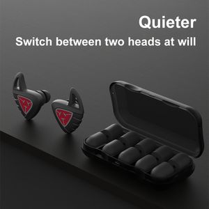 Snoring Cessation Earplugs Silicone Black Sleep Soundproof Noise Reduction Tapones Oido Ruido Ear Plugs Protection Soft Anti-Snoring Memory Foam 230419
