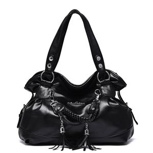 Umhängetasche PU Quadratische Tasche Einkaufstasche PU weiches Leder Quastentasche Mode Frauen Täglicher Gebrauch Designer Handtasche Großhandel umweltfreundliche Damenhandtasche