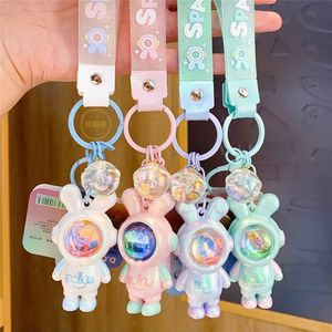 Cell Phone Straps & Charms Cool Keychains Astronaut Kawaii Key Chain with Sunset Light Astronaut Cute Pendant Car Accessory Wholesale 2024